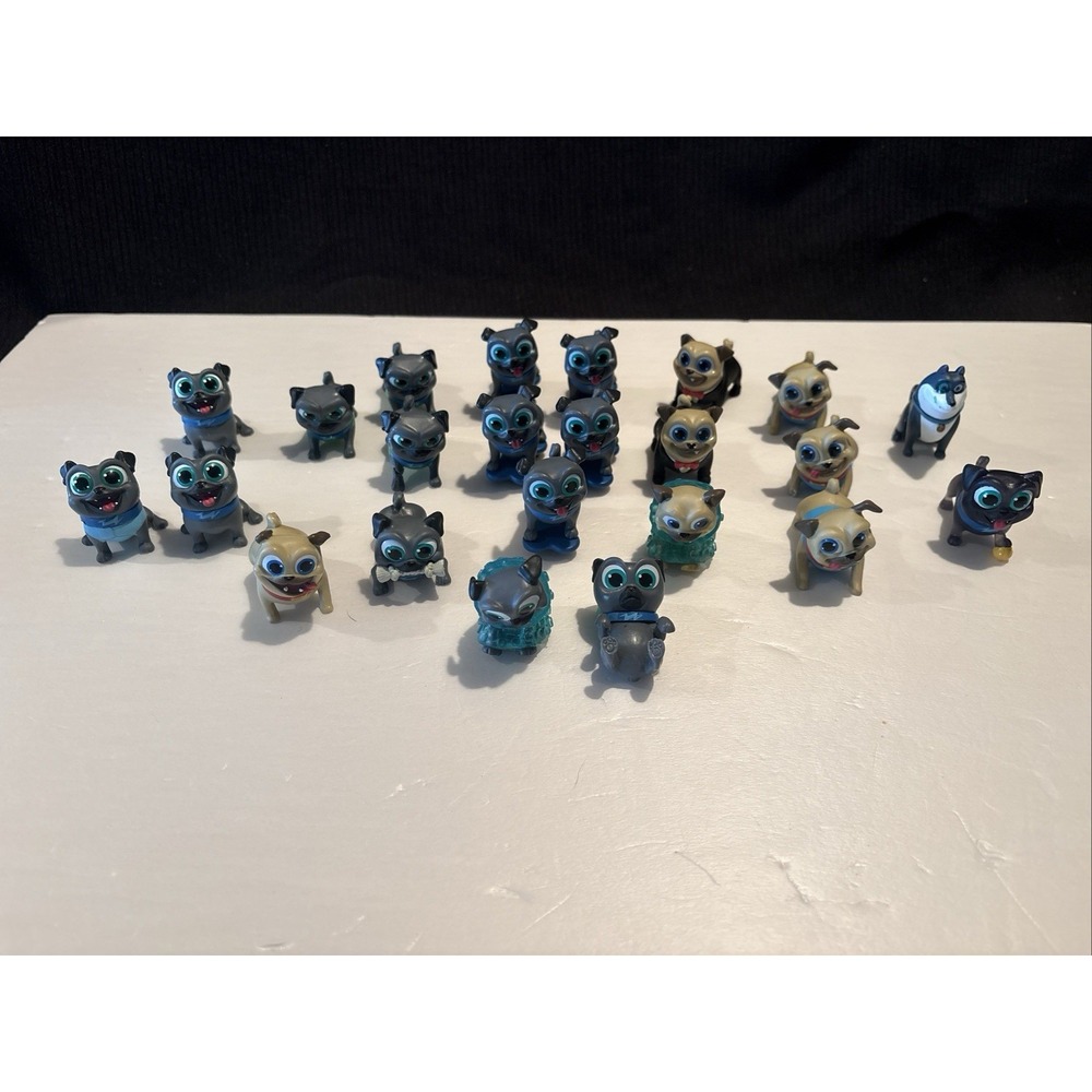 Disney Junior Puppy Dog Pals Friends Set PVC Figure Lot of 23 Toys Bingo Rolly
